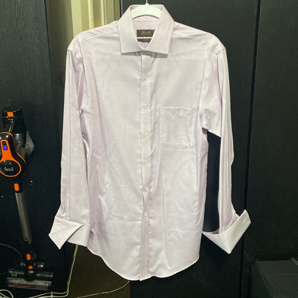 Tasso Elba cufflink dress shirt. 14 1/2. 32-33 S. New without tags.